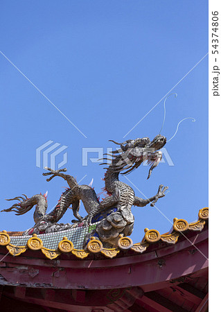 孔子廟大成殿の龍 54374806