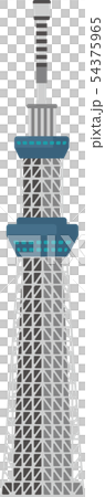 Tokyo Building, Landmark, Building Illustration / Tokyo Sky Tree Tokyo Building, Landmark, Building Illustration / Tokyo Sky Tree 54375965