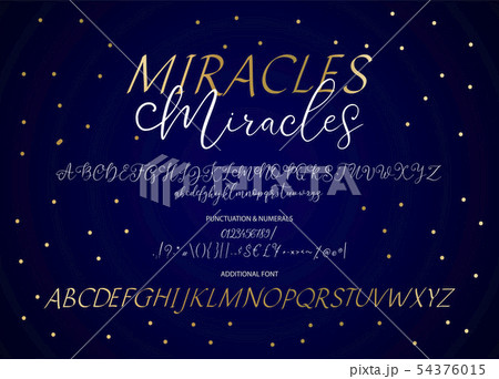 Hand drawn vector font. Hand drawn vector font. 54376015