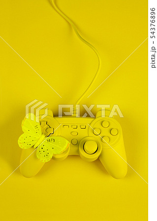 play in yellow with butterfly 54376896