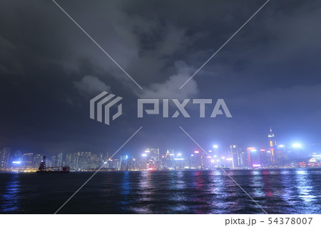 香港の夜景 54378007
