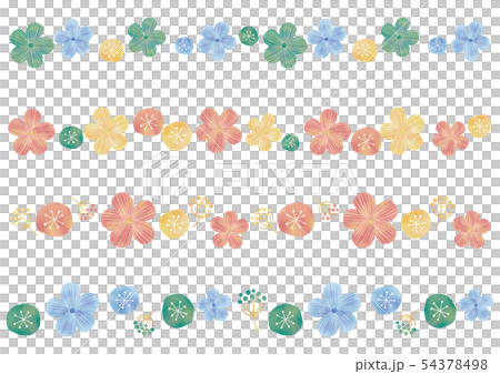 斯堪的納維亞風格×水彩風格花線材料 54378498