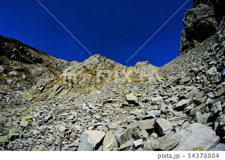 白出沢から奥穂高岳への登山道 白出沢から奥穂高岳への登山道 54378804