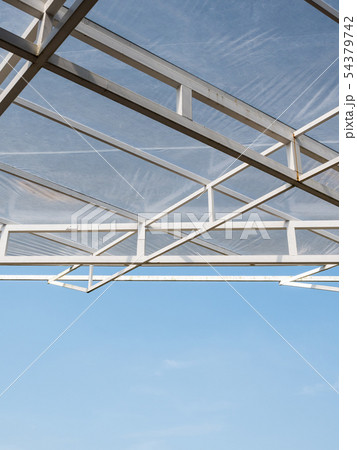 Metal frame of the modern canopy. Metal frame of the modern canopy. 54379742