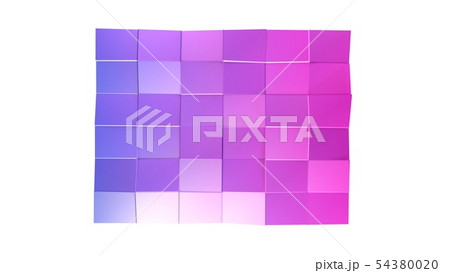 3d surface as 3d low poly abstract geometric background with modern gradient colors, red blue violet 54380020