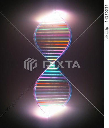 DNA Genetic Code Colorful 54380236