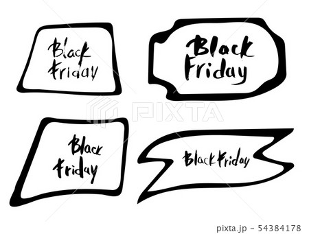 Black Friday vector text with decoration. Black Friday vector text with decoration. 54384178