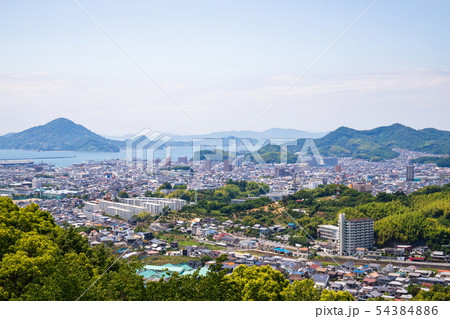 松山市市街地 三津、興居島方面 (愛媛県松山市) 松山市市街地 三津、興居島方面 (愛媛県松山市) 54384886