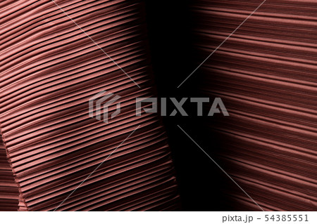 Pleated Fabric in long line drape with shadow 54385551