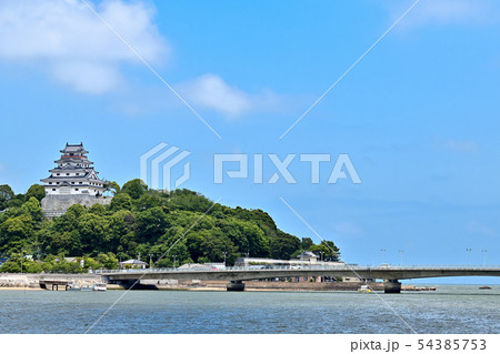 唐津市　風景　唐津城 54385753