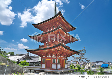 【家原寺 (ハンカチ寺) 三重塔】 大阪府堺市西区家原寺町 54385961