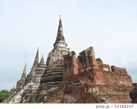 タイ王国　アユタヤ　ワット・プラ・シーサンペット 54388247