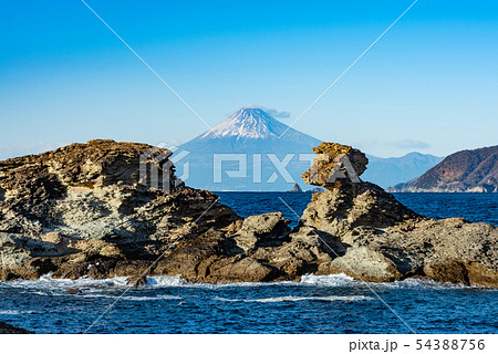 西伊豆からの富士山 西伊豆からの富士山 54388756