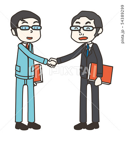 握手　handshake 54389299