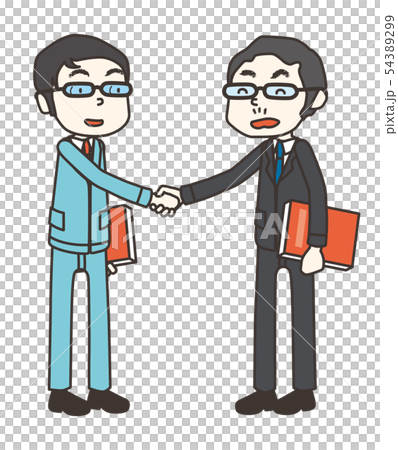 握手　handshake 54389299