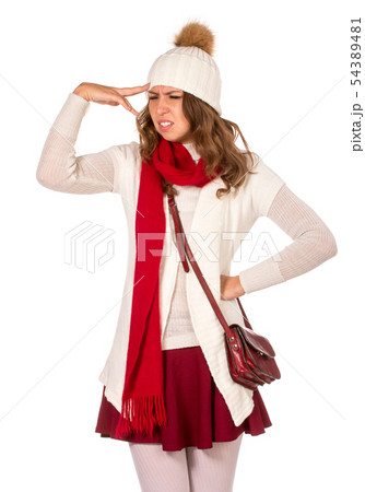 Winter Portrait of beautiful Woman Winter Portrait of beautiful Woman 54389481