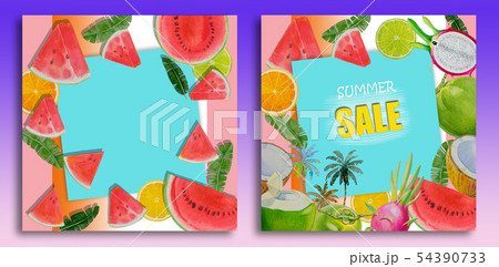 Summer sale background layout for banners. 54390733