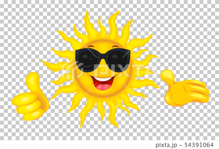 Sun wearing sunglasses cartoon, Free content , Sun with sunglasses  transparent background PNG clipart | HiClipart