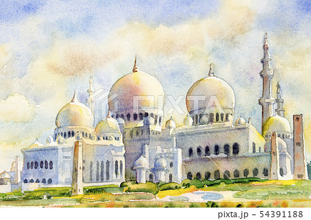 Sheikh Zayed Grand Mosque in Abu Dhabi, United 54391188
