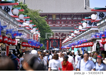日本の東京都市景観　浅草寺 54393474
