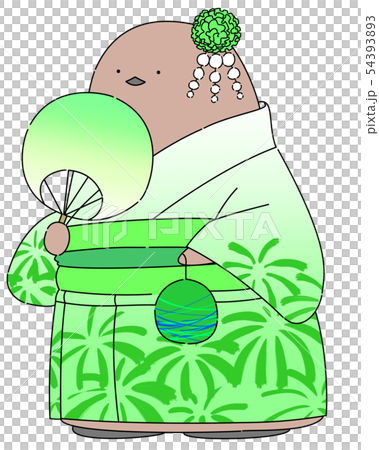 King penguin children (green uniform yukata without processing) 54393893