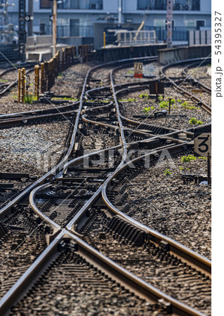 鉄道 線路 ポイントイメージ 鉄道 線路 ポイントイメージ 54395327