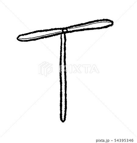 竹とんぼのイラスト素材