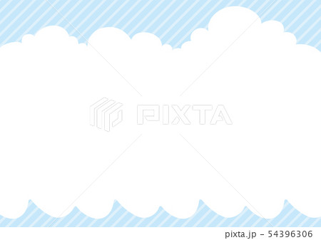 シンプルな夏の背景素材のイラスト素材