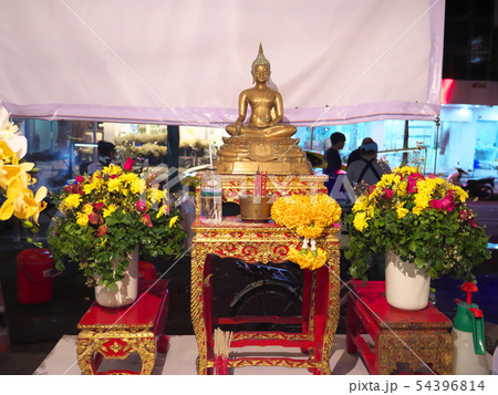 タイ王国　バンコク　パーククローン花市場 54396814