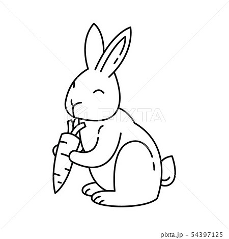 120+ Drawing Of Rabbit Eating Carrot Stock Illustrations, Royalty-Free  Vector Graphics & Clip Art - iStock
