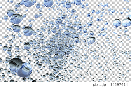 Many Reflective Water Droplets 1 Background Stock Illustration