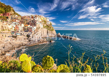 View of Manarola (Manaea in the local dialect). 54397895