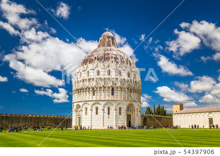 The Pisa Baptistery of St. John. 54397906