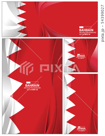 Abstract Bahrain Flag Background 54399027