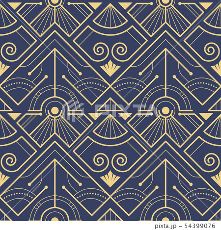 Template Abstract art deco blue CS6 Template Abstract art deco blue CS6 54399076