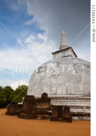 Polonnaruwa - the ruins of an ancient temple, Sri 54399171