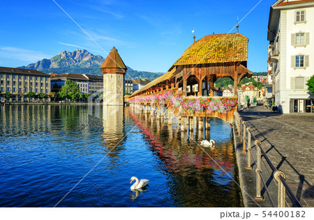 Wooden Chapel Bridge, Lucerne, Switzerland 54400182