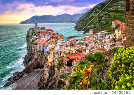 Vernazza in Cinque Terre, Liguria, Italy Vernazza in Cinque Terre, Liguria, Italy 54400566