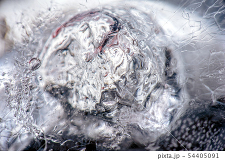 Macro shot of Ice surface 54405091