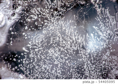 Macro shot of Ice surface 54405095