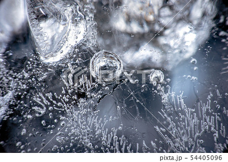 Macro shot of Ice surface 54405096