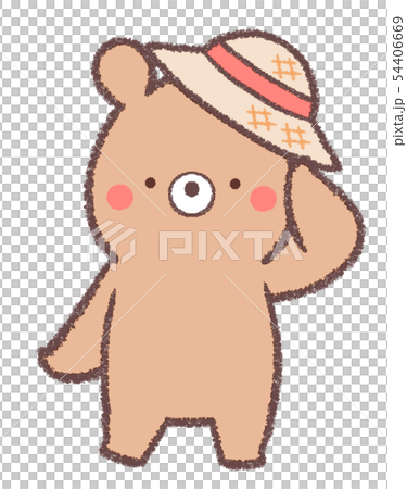 Bear straw hat 54406669