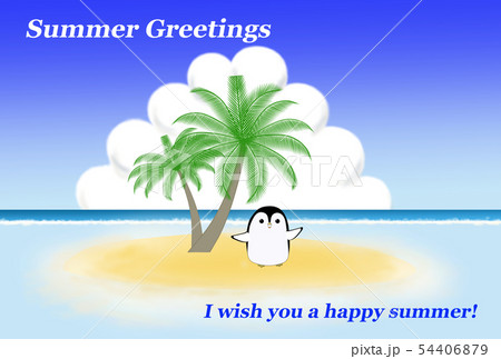 夏模様　暑中見舞い　残暑見舞い 54406879
