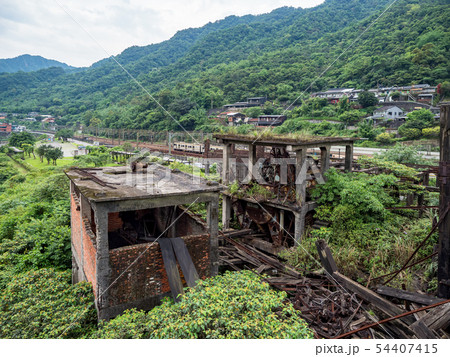 ruins of gold mine in Taipei,Taiwan 54407415
