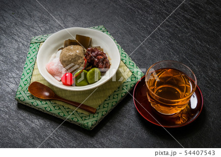 ほうじ茶のアイスクリーム ice cream of roasted green tea 54407543