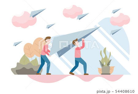 Business success concept with character Business success concept with character 54408610