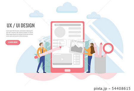 User experience and user interface concept User experience and user interface concept 54408615