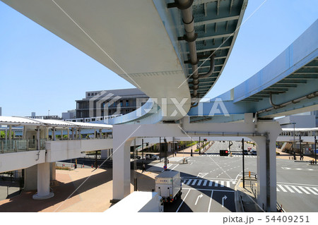 豊洲市場と町並み 54409251