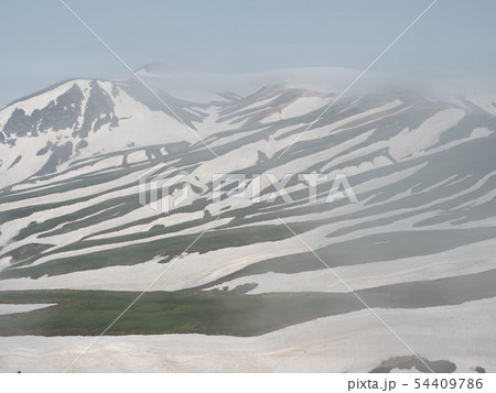 大雪山 白雲岳 残雪期 54409786