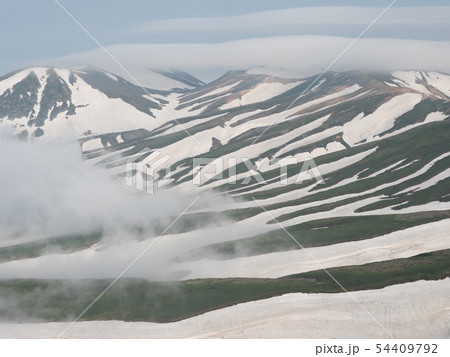 大雪山 白雲岳 残雪期 大雪山 白雲岳 残雪期 54409792